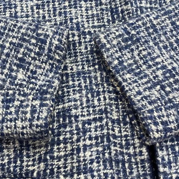 Banana Republic Blue and White Tweed Jacket Size 10 - Picture 15 of 16